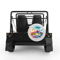 MISSOURI WHITE CARBON FIBER TIRE COVER FOR MOKE