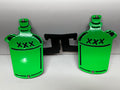 MOONSHINE FOOT PEGS FOR JEEP WRANGLER AND JEEP GLADIATOR in Neon Green Color