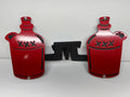 MOONSHINE FOOT PEGS FOR JEEP WRANGLER AND JEEP GLADIATOR in Red Color