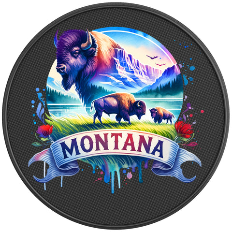 MONTANA BLACK CARBON FIBER TIRE COVER