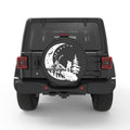MOON HIKER PEARL  WHITE CARBON FIBER TIRE COVER