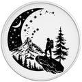 MOON HIKER WHITE TIRE COVER