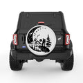 MOON HIKER PEARL  WHITE CARBON FIBER TIRE COVER