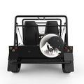 MOON MOUNTAIN BLACK CARBON FIBER TIRE COVER FOR MOKE