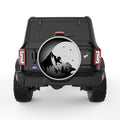 MOON MOUNTAIN SILVER CARBON FIBER TIRE COVER