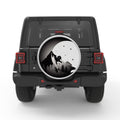 MOON MOUNTAIN SILVER CARBON FIBER TIRE COVER