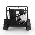 MOON MOUNTAIN WHITE CARBON FIBER TIRE COVER FOR MOKE