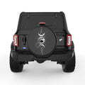 MOON PHASES CONSTELLATION BLACK TIRE COVER
