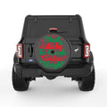 MOST LIKELY TO CRASH SANTAS SLEIGH BLACK CARBON FIBER TIRE COVER