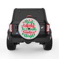 MOST LIKELY TO CRASH SANTAS SLEIGH SILVER CARBON FIBER TIRE COVER
