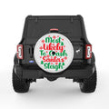 MOST LIKELY TO CRASH SANTAS SLEIGH PEARL  WHITE CARBON FIBER TIRE COVER