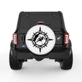 MOUNTAINEER COMPASS WHITE TIRE COVER