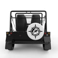 MOUNTAINEER COMPASS WHITE TIRE COVER FOR MOKE