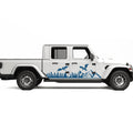 Mountains And Dragons Decal For Jeep Gladiator