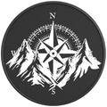 MOUNTAIN COMPASS PEARL  WHITE CARBON FIBER TIRE COVER