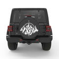 MOUNTAIN COMPASS PEARL  WHITE CARBON FIBER TIRE COVER