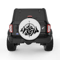 MOUNTAIN COMPASS PEARL  WHITE CARBON FIBER TIRE COVER