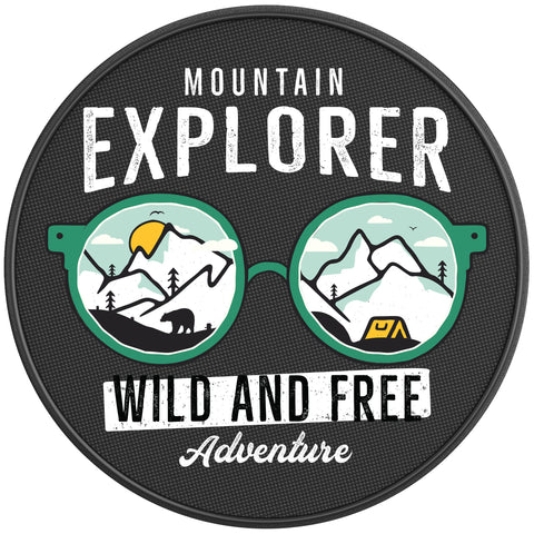 MOUNTAIN EXPLORER PEARL  WHITE CARBON FIBER TIRE COVER