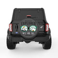 MOUNTAIN EXPLORER BLACK CARBON FIBER TIRE COVER