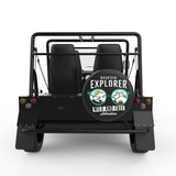 MOUNTAIN EXPLORER BLACK CARBON FIBER TIRE COVER FOR MOKE