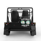 MOUNTAIN EXPLORER BLACK TIRE COVER FOR MOKE