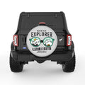 MOUNTAIN EXPLORER SILVER CARBON FIBER TIRE COVER