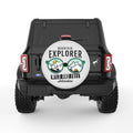 MOUNTAIN EXPLORER PEARL  WHITE CARBON FIBER TIRE COVER