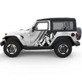 MOUNTAIN FADED GRAPHIC SIDE GRAPHIC DECAL FITS 2018+ JEEP WRANGLER 2 DOOR JL
