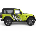 MOUNTAIN FADED GRAPHIC SIDE GRAPHIC DECAL FITS 2005-2017 JEEP WRANGLER 2 DOOR JK
