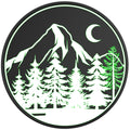 MOUNTAIN FOREST BLACK TIRE COVER