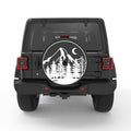MOUNTAIN FOREST BLACK CARBON FIBER TIRE COVER