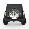 MOUNTAIN FOREST BLACK CARBON FIBER TIRE COVER