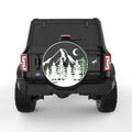 MOUNTAIN FOREST BLACK TIRE COVER