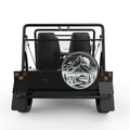 MOUNTAIN FOREST SUNSET BLACK CARBON FIBER TIRE COVER FOR MOKE