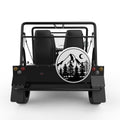 MOUNTAIN FOREST WHITE TIRE COVER FOR MOKE