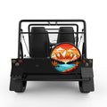 MOUNTAIN LANDSCAPE BLACK CARBON FIBER TIRE COVER FOR MOKE