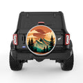 MOUNTAIN SUN SILVER CARBON FIBER TIRE COVER