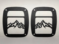 MOUNTAIN RANGE TAIL LIGHT COVER FOR JEEP WRANGLER TJ