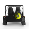 MYSTICAL BUTTERFLY SUNFLOWER BLACK TIRE COVER FOR MOKE