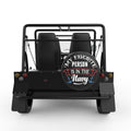 MY FAVORITE PERSON IS IN THE NAVY BLACK CARBON FIBER TIRE COVER FOR MOKE