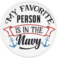 MY FAVORITE PERSON IS IN THE NAVY PEARL  WHITE CARBON FIBER TIRE COVER