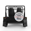 MY FAVORITE PERSON IS IN THE NAVY WHITE CARBON FIBER TIRE COVER FOR MOKE