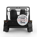 MY FAVORITE PERSON IS IN THE NAVY WHITE TIRE COVER FOR MOKE