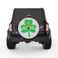 MADE IN IRELAND SILVER CARBON FIBER TIRE COVER