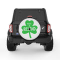 MADE IN IRELAND PEARL  WHITE CARBON FIBER TIRE COVER