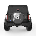 MANTA RAY BLACK CARBON FIBER TIRE COVER