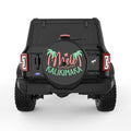 MELE KALIKIMAKA BLACK TIRE COVER