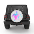 MERMAID COLORED SEA TURTLE BLACK TIRE COVER