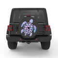 MERMAID SCALES SEA TURTLE BLACK CARBON FIBER TIRE COVER