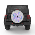MERMAID SCALES SEA TURTLE WHITE TIRE COVER
